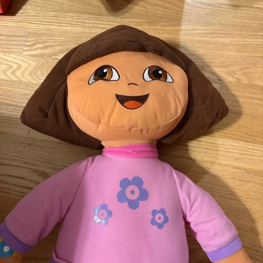 Vintage Dora the Explorer Large Stuffed Doll Plush Nickelodeon